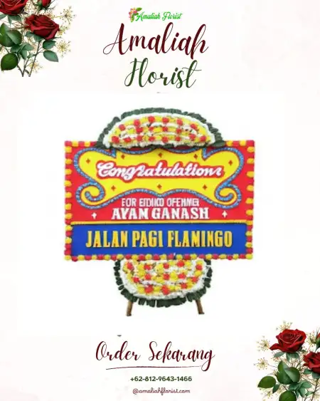 Sewa Papan Bunga Tokelan